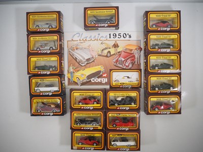 Lot 196 - A group of CORGI diecast 'Cars of the 50s'...