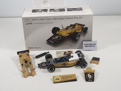 Lot 215 - A TSM MODEL 1:18 scale 1971 Team Lotus Type...