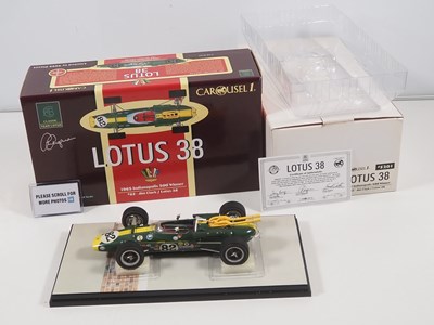 Lot 216 - A CAROUSEL 1 1:18 scale 1965 Lotus 38 Indy 500...