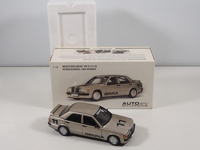 Lot 222 - An AUTOART 1:18 scale diecast Mercedes 190E...