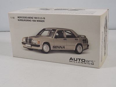 Lot 222 - An AUTOART 1:18 scale diecast Mercedes 190E...