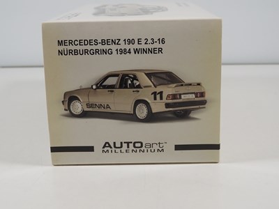 Lot 222 - An AUTOART 1:18 scale diecast Mercedes 190E...