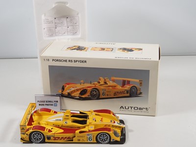 Lot 225 - An AUTOART 1:18 scale Porsche RS Spyder race...