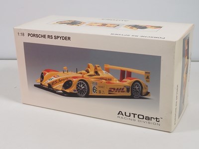 Lot 225 - An AUTOART 1:18 scale Porsche RS Spyder race...