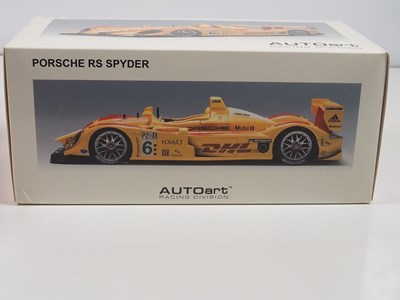 Lot 225 - An AUTOART 1:18 scale Porsche RS Spyder race...