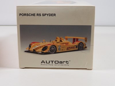 Lot 225 - An AUTOART 1:18 scale Porsche RS Spyder race...