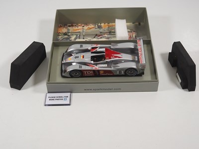 Lot 230 - A SPARK 1:18 scale Audi R10 TDI race car, #8,...