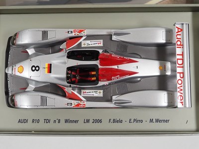 Lot 230 - A SPARK 1:18 scale Audi R10 TDI race car, #8,...