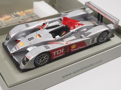 Lot 230 - A SPARK 1:18 scale Audi R10 TDI race car, #8,...