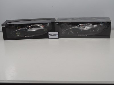 Lot 236 - A pair of MINICHAMPS 1:18 scale Mercedes-AMG...