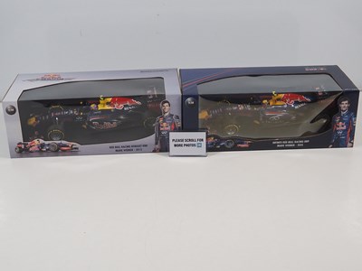 Lot 249 - A pair of MINICHAMPS 1:18 scale Red Bull...