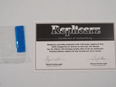 Lot 254 - A REPLICARZ 1:18 scale 1970 Chaparral 2J Can...