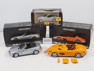 Lot 258 - A pair of MINICHAMPS 1:18 scale cars...