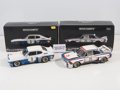 Lot 259 - A pair of MINICHAMPS 1:18 scale mid 1970s race...