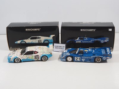 Lot 261 - A pair of MINICHAMPS 1:18 scale early 1980s Le...