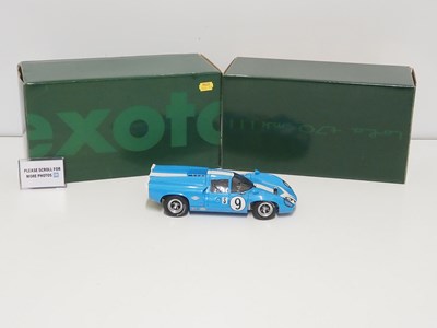 Lot 268 - An EXOTO 1:18 scale Lola T70 MkIII race car,...