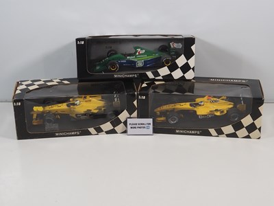 Lot 281 - A group of MINICHAMPS 1:18 scale Jordan Ford...