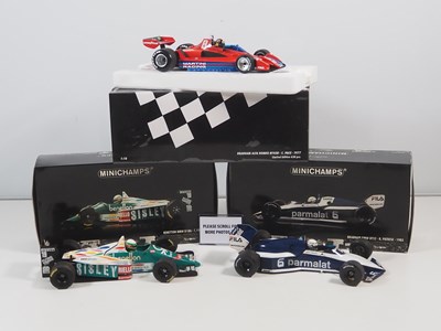Lot 282 - A group of MINICHAMPS 1:18 scale mixed Formula...
