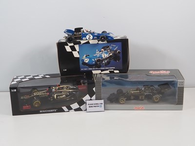 Lot 284 - A pair of MINICHAMPS 1:18 scale mixed Formula...