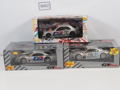 Lot 285 - A group of three 1:18 scale Mercedes DTM...
