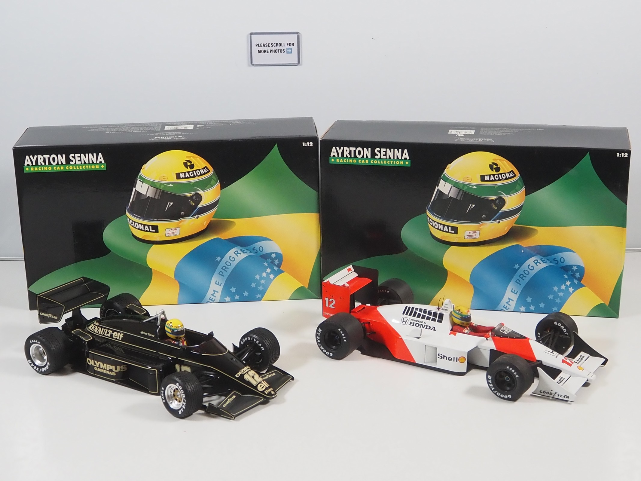 Lot 199 - Ayrton Senna Racing Car Collection 1:18