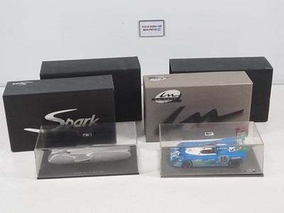 Lot 295 - A pair of SPARK 1:24 scale racing cars...
