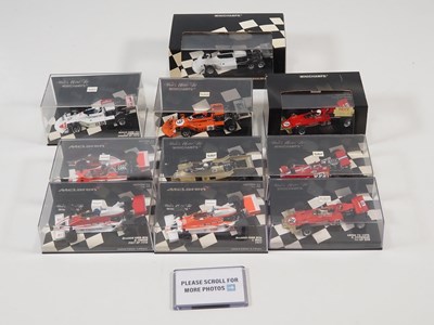 Lot 304 - A group of MINICHAMPS 1:43 scale Formula 1...