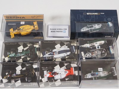 Lot 305 - A group of MINICHAMPS 1:43 scale Formula 1...