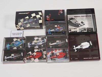 Lot 306 - A group of MINICHAMPS 1:43 scale Formula 1...