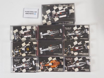 Lot 307 - A group of MINICHAMPS 1:43 scale Formula 1...