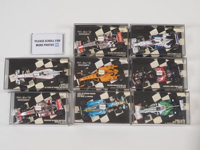 Lot 308 - A group of MINICHAMPS 1:43 scale Formula 1...