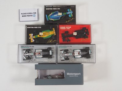 Lot 313 - A group of MINICHAMPS 1:43 scale Formula 1...
