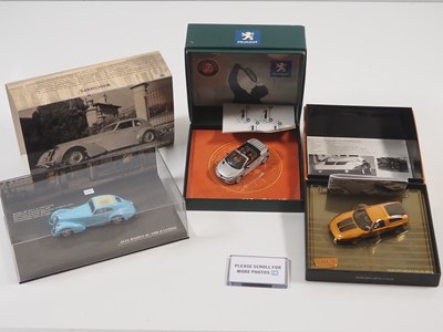 Lot 322 - A group of MINICHAMPS 1:43 scale road cars...
