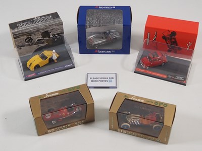 Lot 323 - A group of BRUMM 1:43 scale race and road cars...