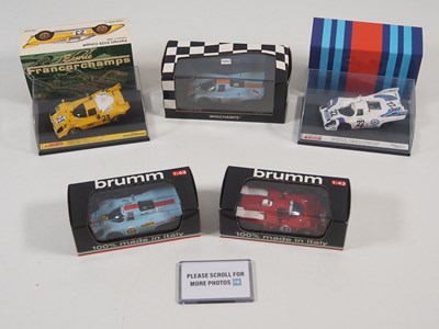 Lot 324 - A group of 1:43 scale Le Mans race cars by...