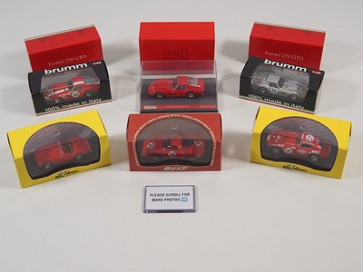 Lot 325 - A group of 1:43 scale Ferrari race and road...