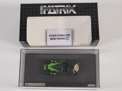 Lot 331 - A MATRIX 1:43 scale handbuilt resin Maserati...