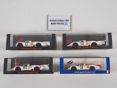 Lot 342 - A group of SPARK 1:43 scale Porsche Le Mans...