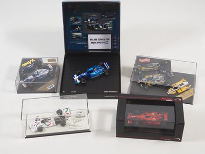 Lot 345 - A group of 1:43 scale Formula 1 cars by ONYX,...