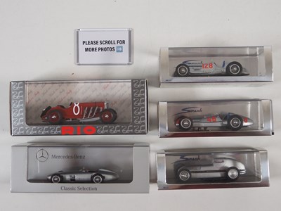 Lot 346 - A group of 1:43 scale vintage Mercedes Grand...