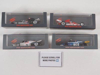 Lot 350 - A group of SPARK 1:43 scale Formula 1 cars,...