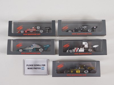 Lot 351 - A group of SPARK 1:43 scale Formula 1 cars,...