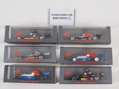 Lot 352 - A group of SPARK 1:43 scale Formula 1 cars,...