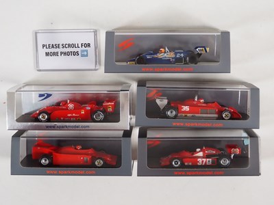 Lot 353 - A group of SPARK 1:43 scale Formula 1 cars,...