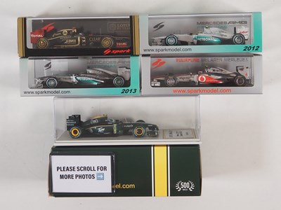Lot 354 - A group of SPARK 1:43 scale Formula 1 cars,...