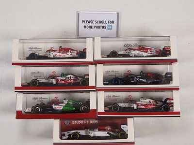 Lot 357 - A group of SPARK 1:43 scale Formula 1 cars,...