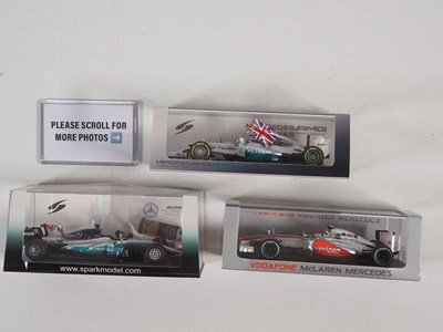 Lot 362 - A group of SPARK 1:43 scale McLaren / Mercedes-...