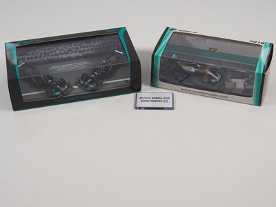 Lot 364 - A pair of SPARK 1:43 scale Mercedes-AMG...