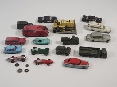 Lot 368 - A group of playworn DINKY diecast vehicles -...
