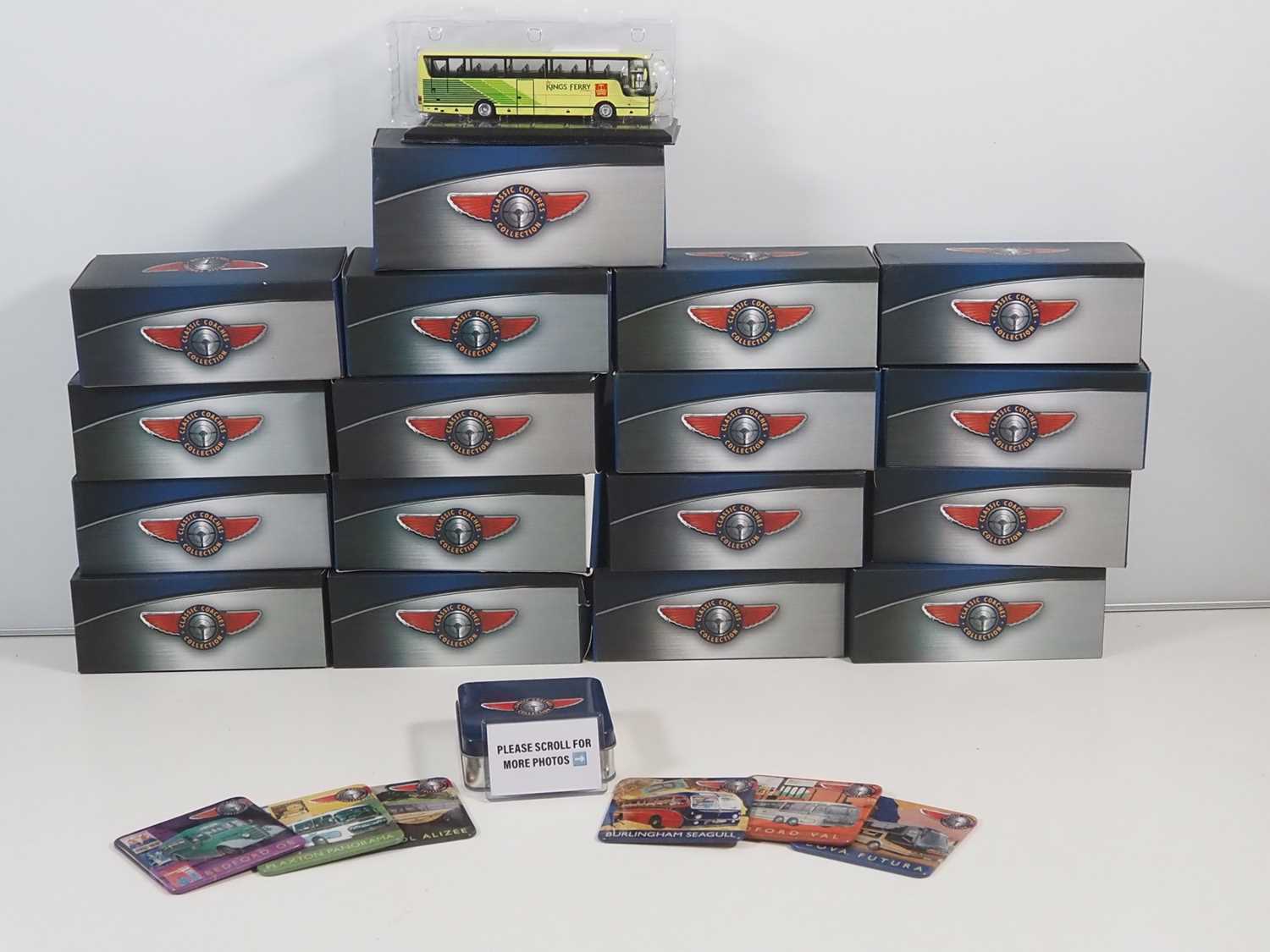 Lot 371 - A group of ATLAS EDITIONS 1:76 scale coaches...
